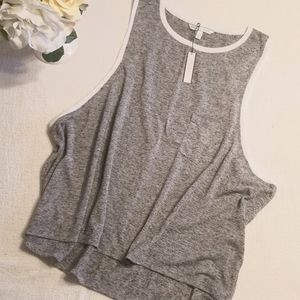 New Victoria's Secret ANGELS Tank - Heather Gray